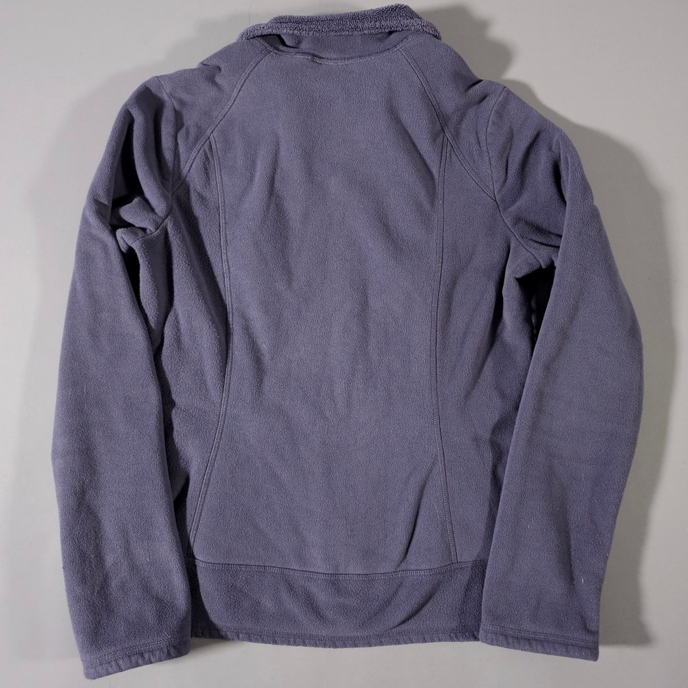 The North Face Fleece Jacket Womens Small Purple TKA 100 Full Zip Mock Neck - Picture 6 of 6